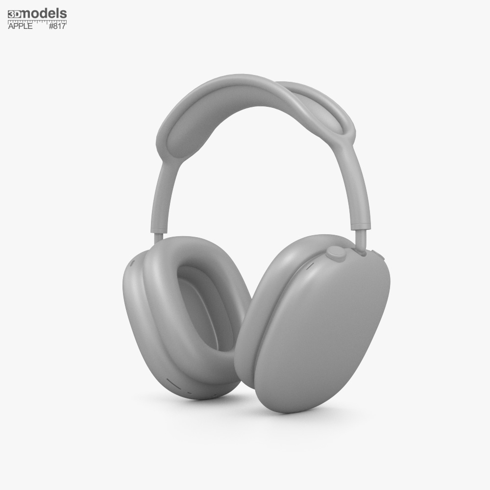 AirPods Max 2 ミッドナイト 3Dモデル - ダウンロード オーディオ機器