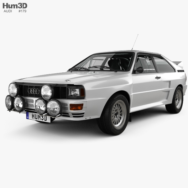 アウディ クワトロ A2 1981 3Dモデル - ダウンロード Sports car オン