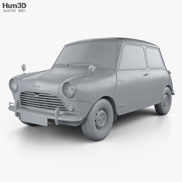 オースティン ミニ クーパー S 1964 3Dモデル - ダウンロード オースティン ミニ クーパー S 1964 3Dモデル - ダウンロード
