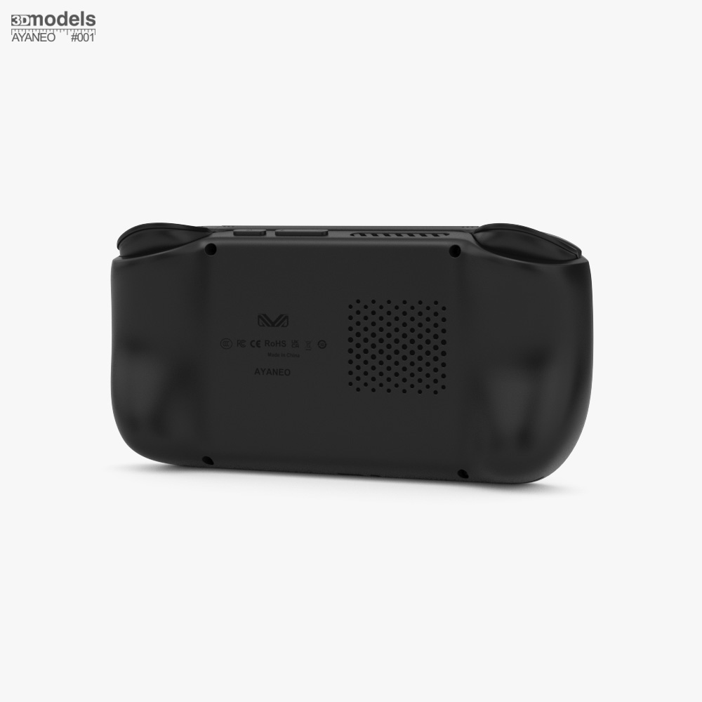 Ayaneo Pocket Air Mini Aurora Black Gaming Handheld 3D model