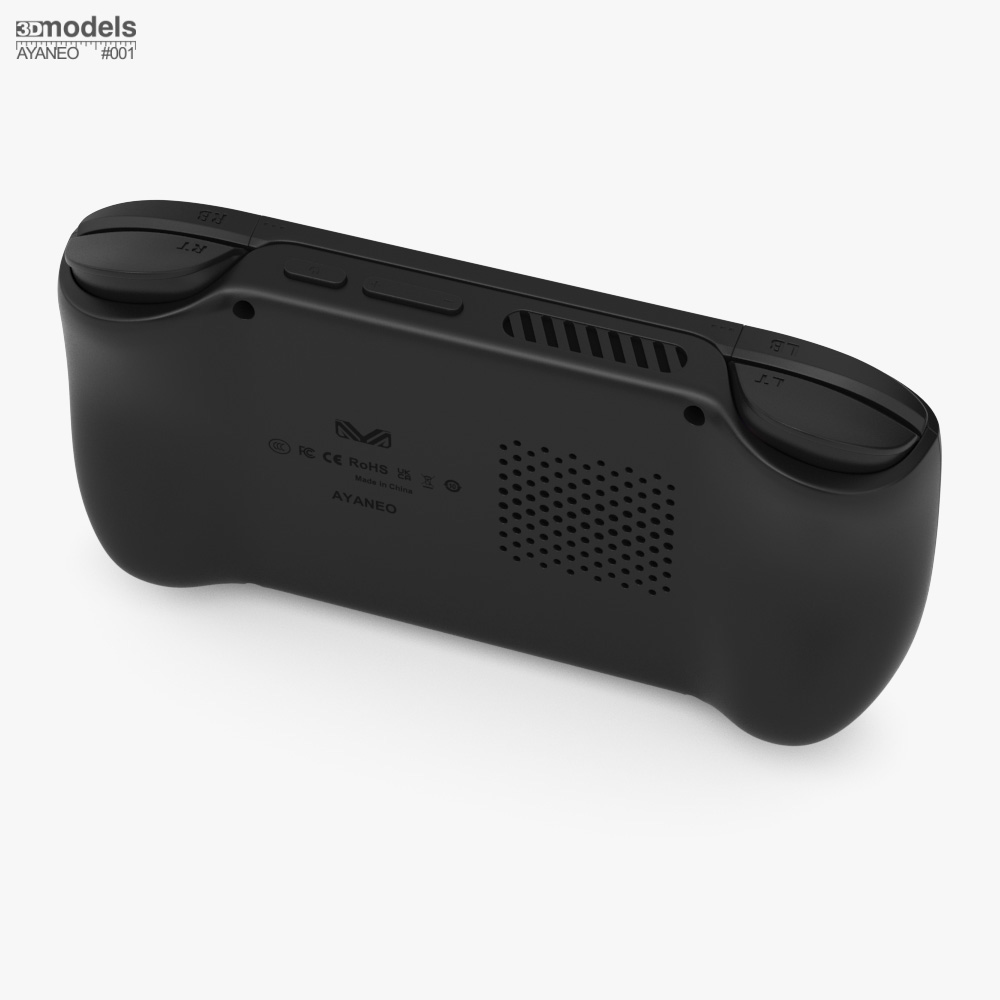 Ayaneo Pocket Air Mini Aurora Black Gaming Handheld 3D model