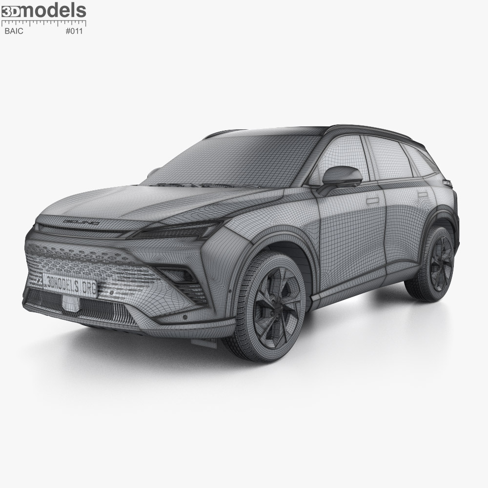 BAIC Beijing 5 2025 3D model - Download Crossover SUV on 3DModels.org