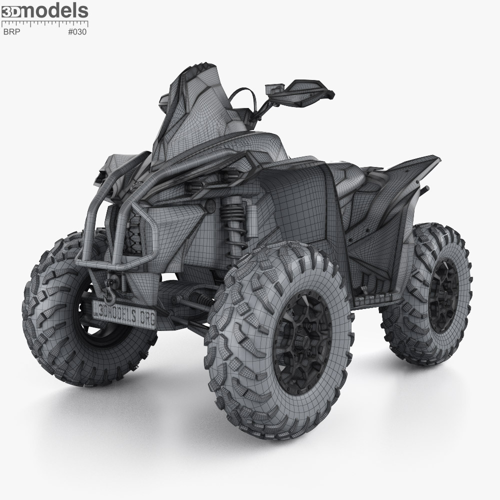 BRP Can-Am Renegade 1000R X MR 2025 3D model - Download ATV on