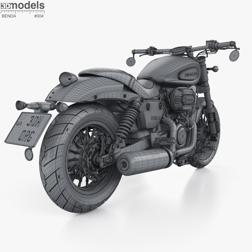 奔达金吉拉300 2025 3D模型- 下载摩托車开启3DModels.org