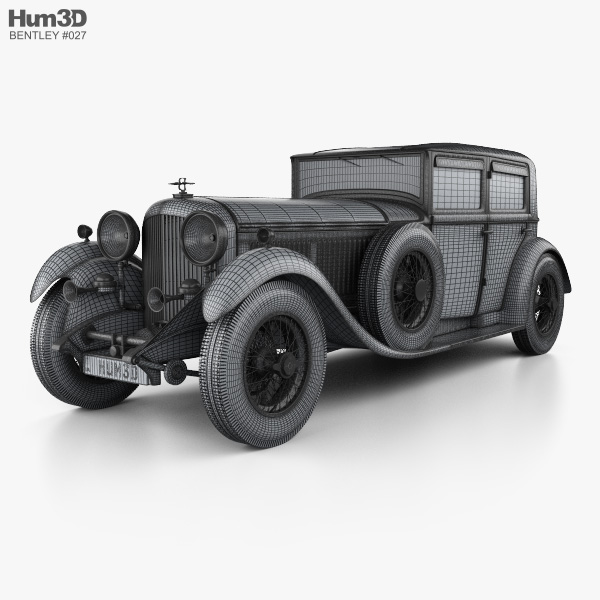 ベントレー 8リットル 1930 3Dモデル - ダウンロード 1930-1939 オン