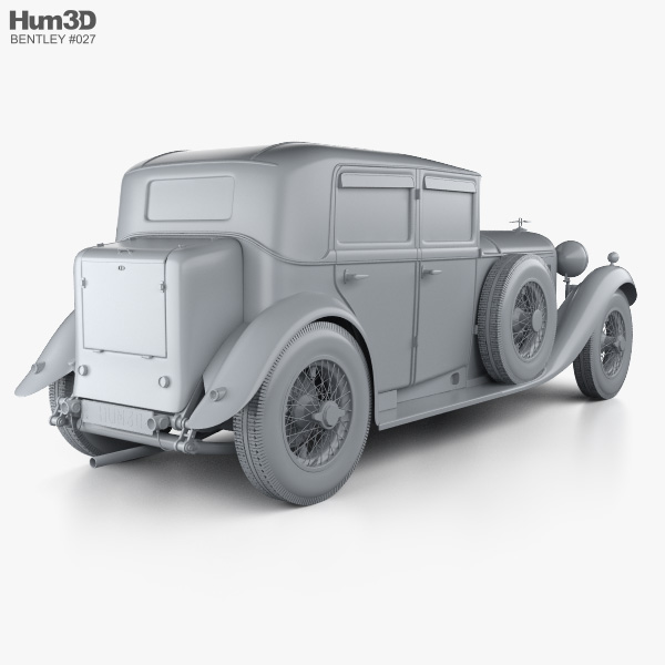 ベントレー 8リットル 1930 3Dモデル - ダウンロード 1930-1939 オン