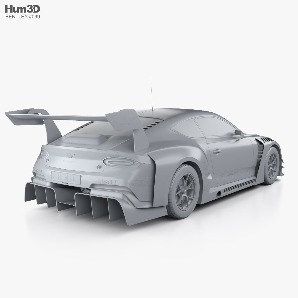 ベントレー コンチネンタル GT3 2023 3Dモデル - ダウンロード Sports