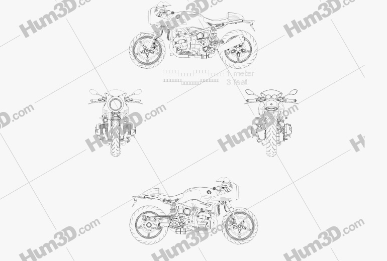 Speedo Angels Proteggi Schermo Per BMW R NINE T RACER (2017+) - 2 Pellicole Ultra Trasparenti Antigraffio E Anti Riflesso, Con Kit Di Montaggio