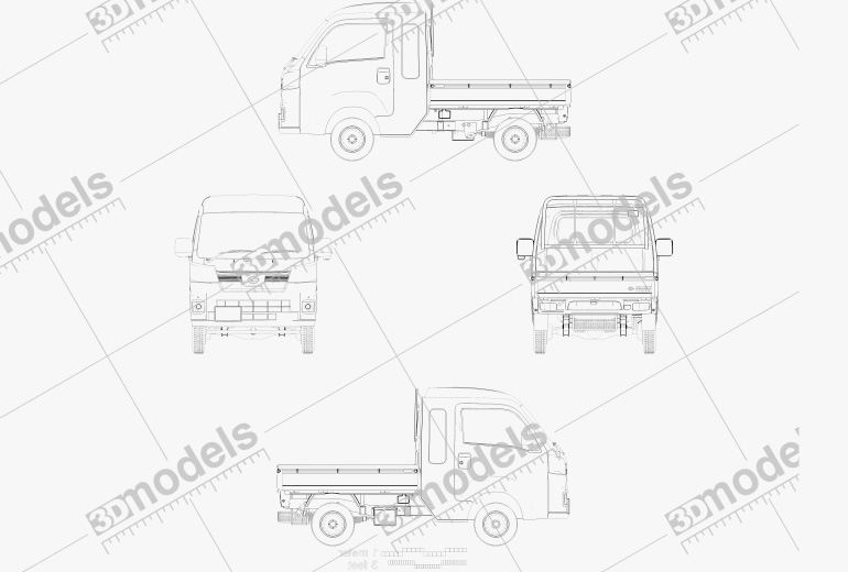 ダイハツ ハイゼット トラック ジャンボ エクストラ 2025 設計図