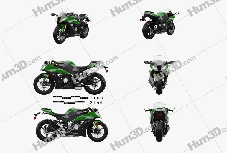 layout
ギャッベ Kawasaki ZX-10R 2014 Blueprint Template - 3DModels.org
