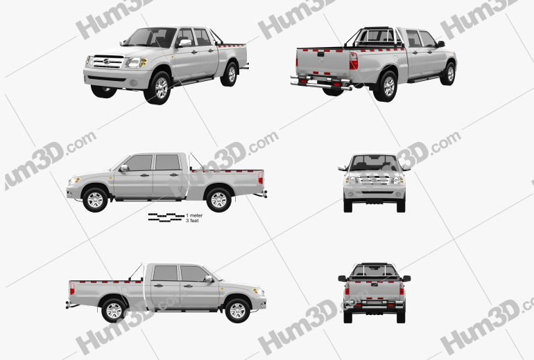 ZX-Auto Grand Tiger 2006 Blueprint Template - 3DModels.org