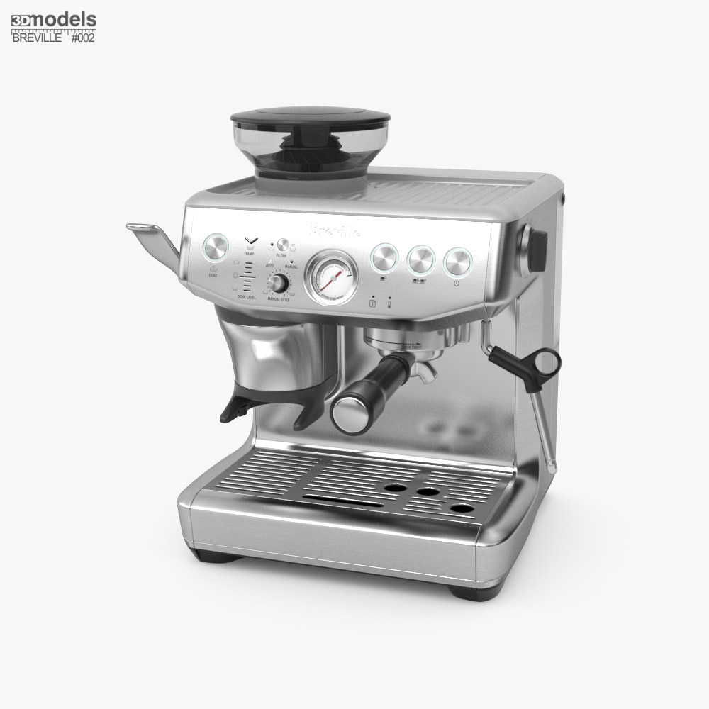 Breville Barista Express Impress Coffee Machine 3D model