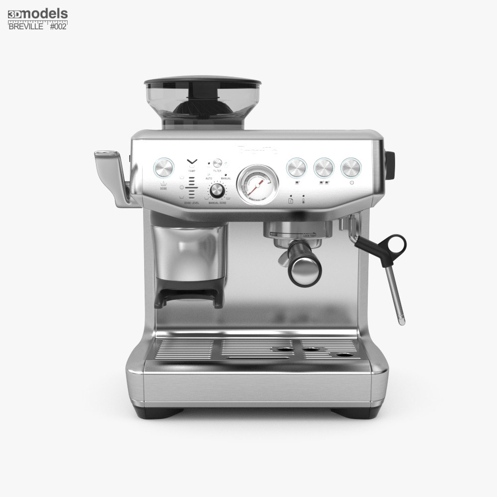 再値下げ RomaRo Barista The First 3D D Breville Barista Express Impress Coffee Machine 3D model