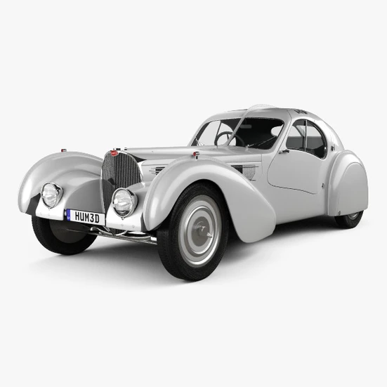 Bugatti Type 57 3Dモデル ダウンロード - 3DModels.org