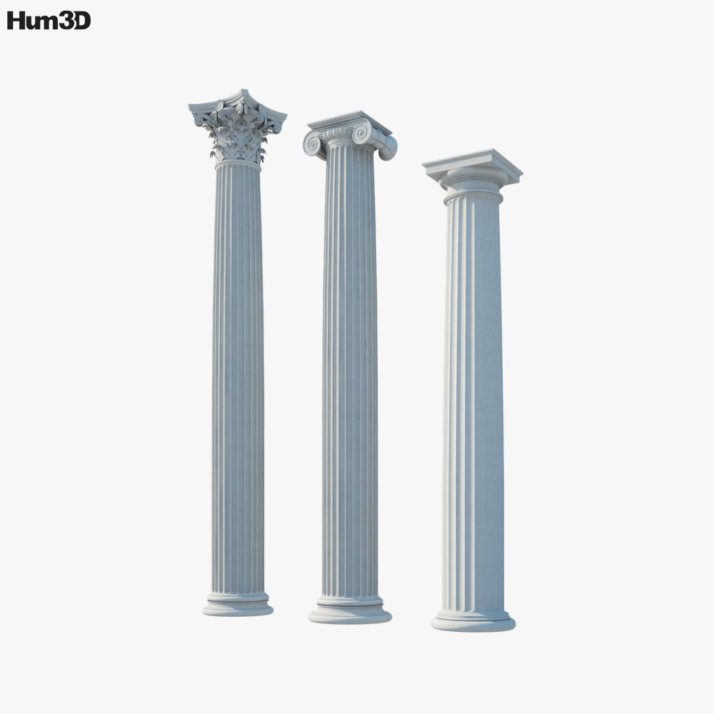 柱子 3D模型 下载 - 3DModels.org