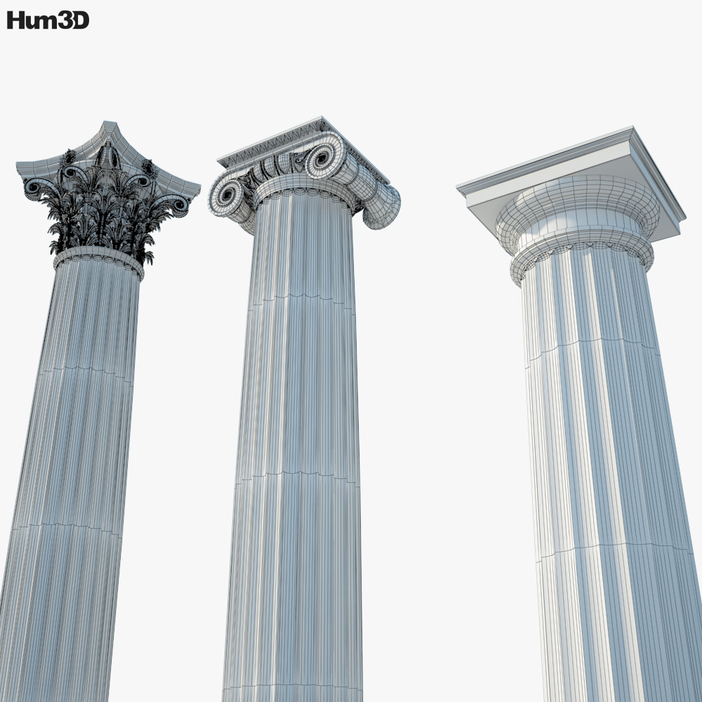 古典柱式结构 3D模型 - 下载 街道元素 on 3DModels.org