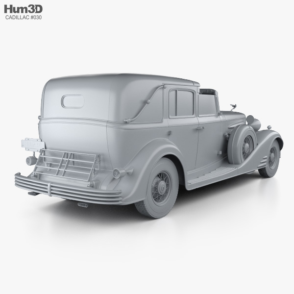 Cadillac V-16 town car 1933 Modelo 3D - Baixar Sedan no 3DModels.org