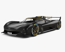 キャデラック プロジェクト GTP ハイパーカー 2025 3Dモデル