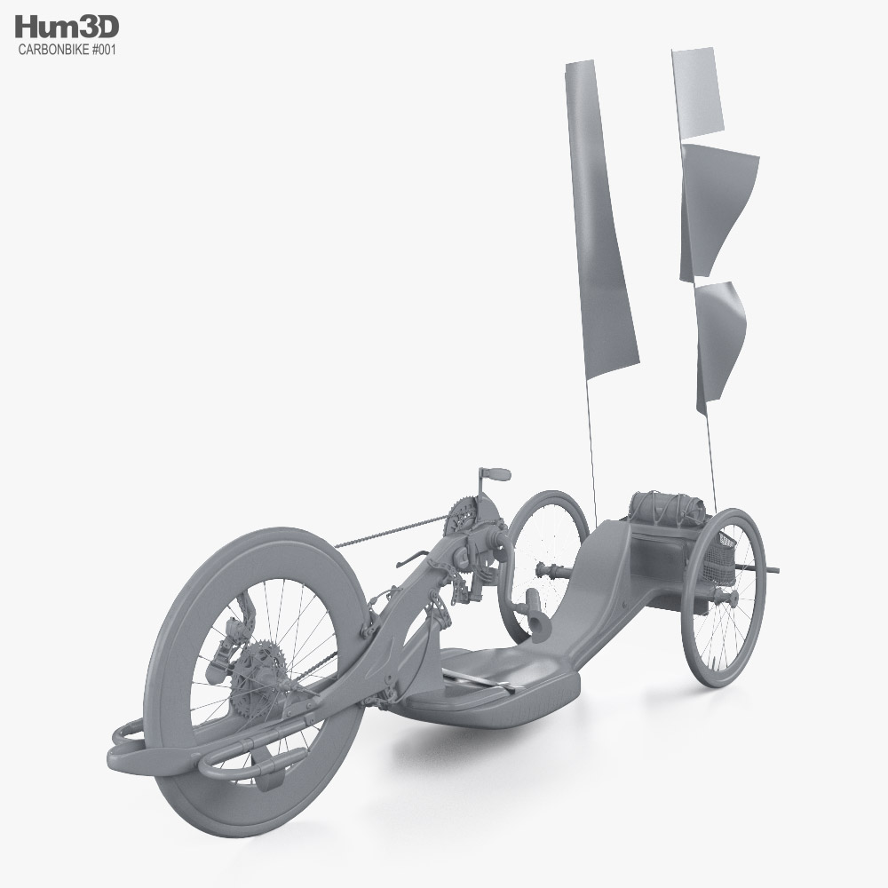 REVOX カーボンバイク ハンドサイクル 2025 3Dモデル - ダウンロード