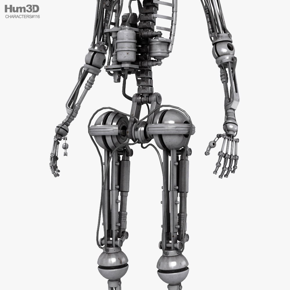 Cyborg Female 3D model - Download Robots on 3DModels.org