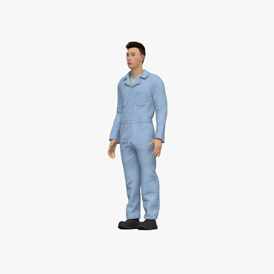 Worker 3D Models Download - 3DModels.org