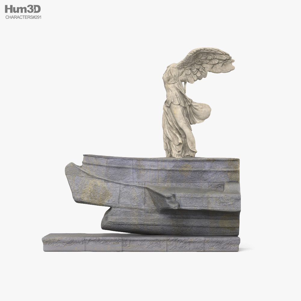 サモトラケのニケ 3Dモデル - ダウンロード 通りの要素 オン 3DModels.org