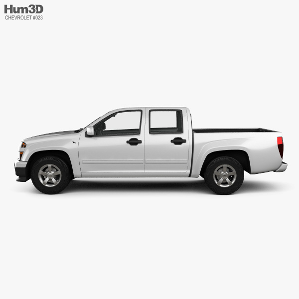 Chevrolet Colorado Crew Cab 2014 3D model - Download Pickup on 3DModels