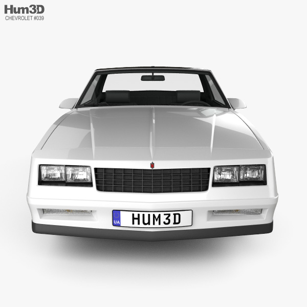 シボレー モンテカルロ SS 1986 3Dモデル - ダウンロード Sports car