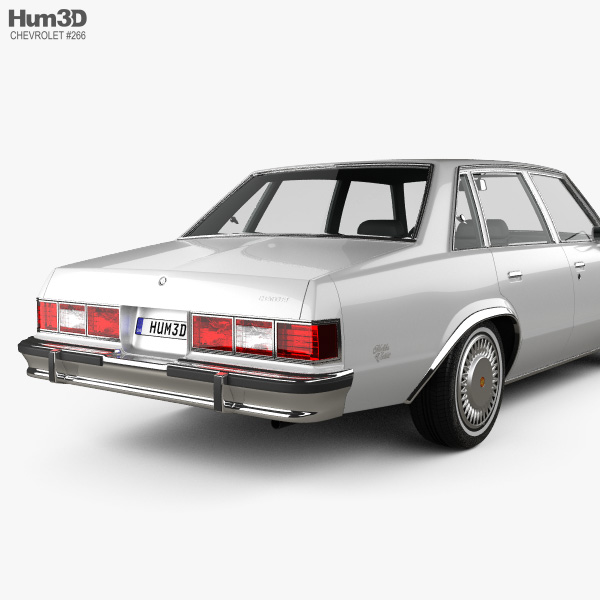 Chevrolet Malibu Classic sedan 1979 3D model - Download Sedan on