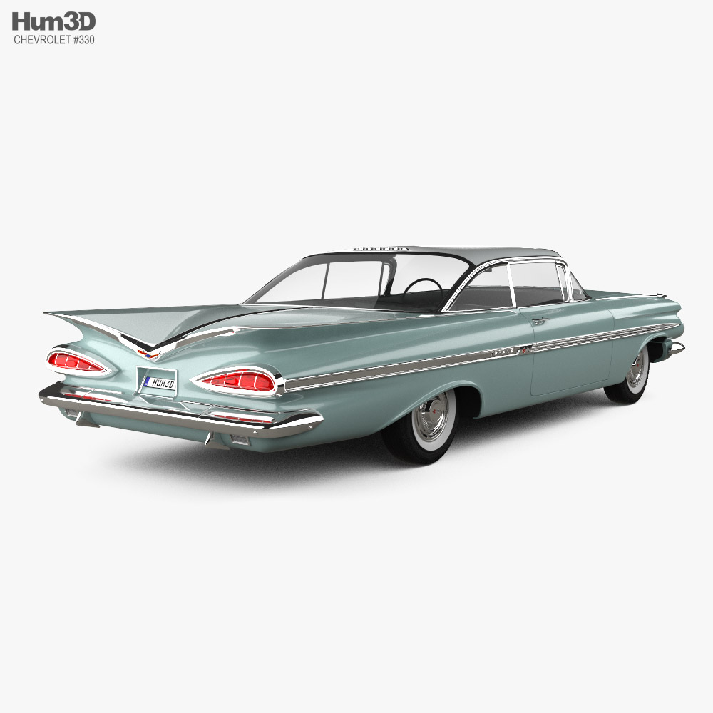 Chevrolet Impala Sport クーペ 1962 3Dモデル - ダウンロード 1950