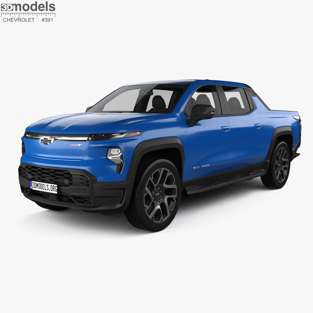 シボレー シルバラード EV RST クルーキャブ 2025 3Dモデル