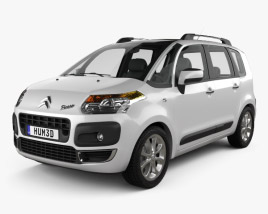 360 view of Citroen C4 Cactus 2018 3D model - 3DModels store