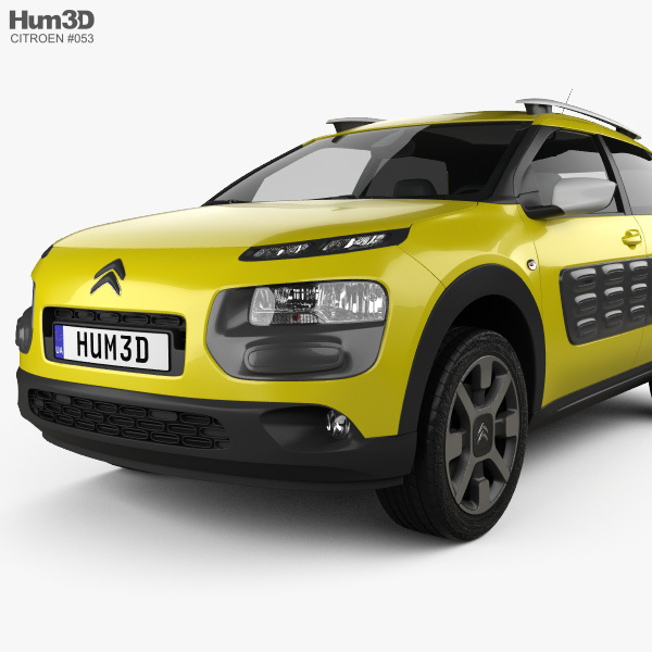 Citroen C4 Cactus 2018 3D-Modell - Herunterladen Crossover SUV an  3DModels.org