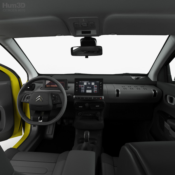 Citroen C4 Cactus mit Innenraum 2018 3D-Modell - Herunterladen Crossover  SUV an 3DModels.org