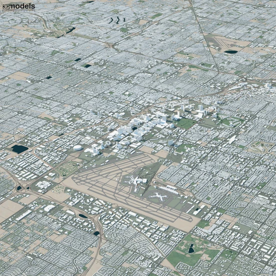 Las Vegas Full City Map 3D model