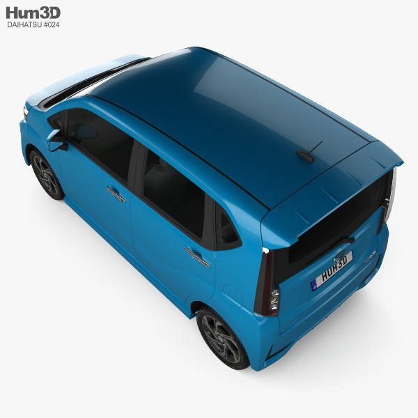 Daihatsu Move Custom RS 2020 Modelo 3D - Baixar Hatchback no