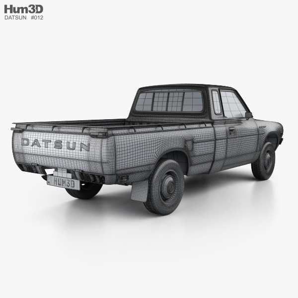 ダットサン 620 キングキャブ 1977 3Dモデル - ダウンロード