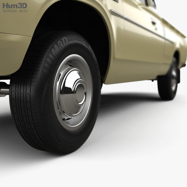 ダットサン 620 キングキャブ 1977 3Dモデル - ダウンロード