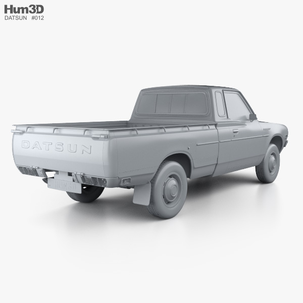 ダットサン 620 キングキャブ 1977 3Dモデル - ダウンロード