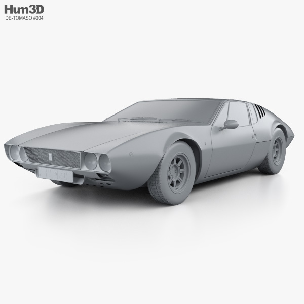 デ・トマソ マングスタ 1967 3Dモデル - ダウンロード Sports car オン