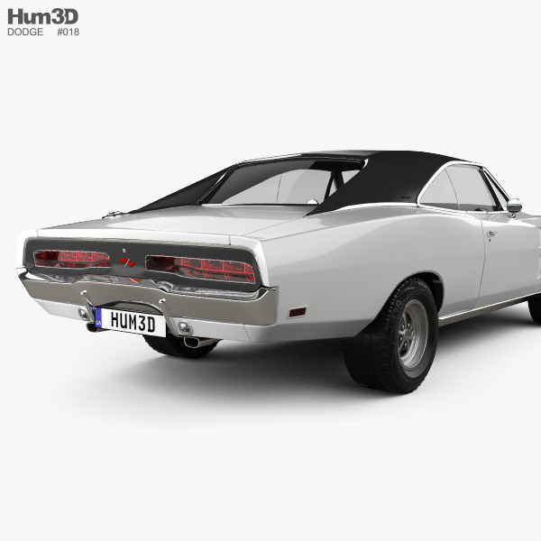 ダッジ チャージャー RT 1969 3Dモデル - ダウンロード Sports car