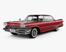 Dodge Dart Phoenix hardtop Sedan 1960 3D model - Download Sedan on