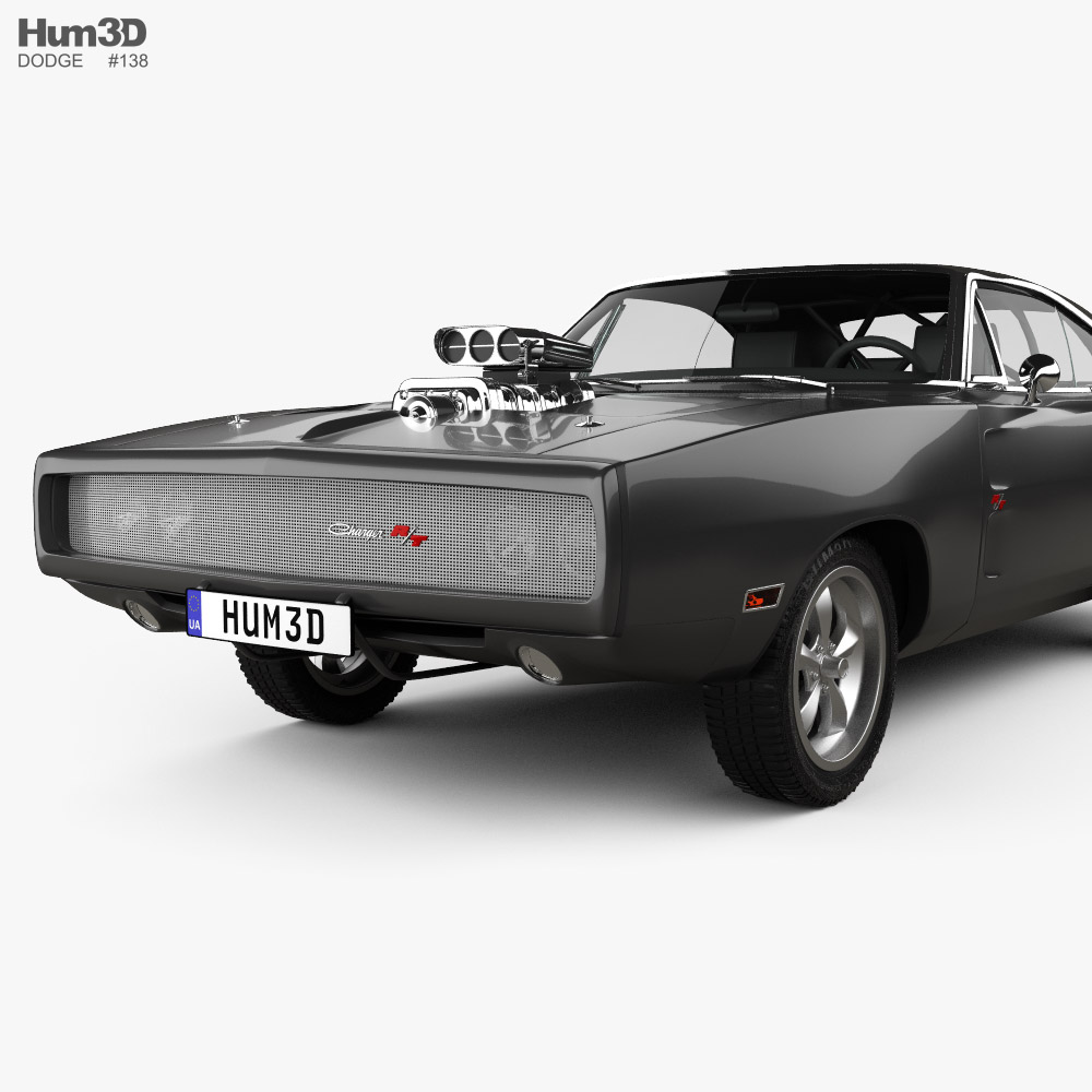 ダッジ チャージャー HEMI 1970 3Dモデル - ダウンロード Sports car