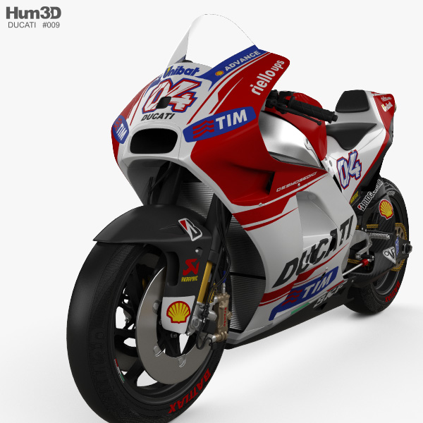 ドゥカティ デスモセディチ GP15 2015 3Dモデル - ダウンロード