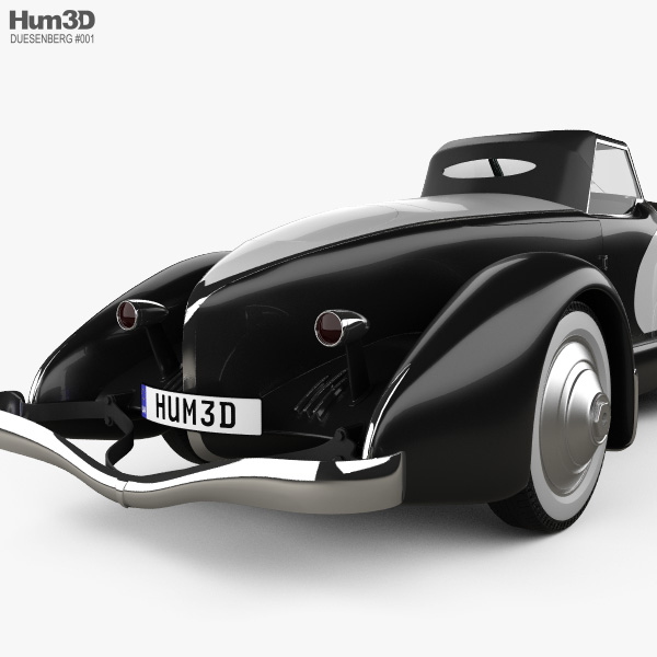 デューセンバーグ SJ ボートテイル スピードスター 1933 3Dモデル