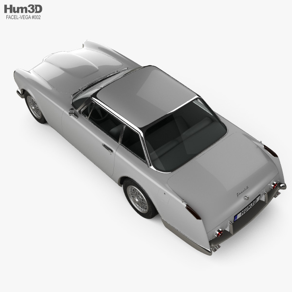 Facel Vega Facel II 1962 3D modeli - İndir Sports car üzerinde
