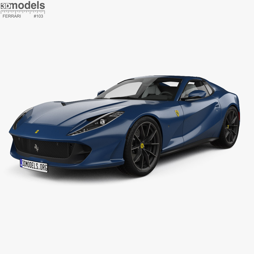 フェラーリ 812 GTS 2025 3Dモデル - ダウンロード Sports car オン