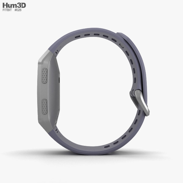 Fitbit Ionic Silver Gray 3D model - Download Smart watch on 3DModels.org