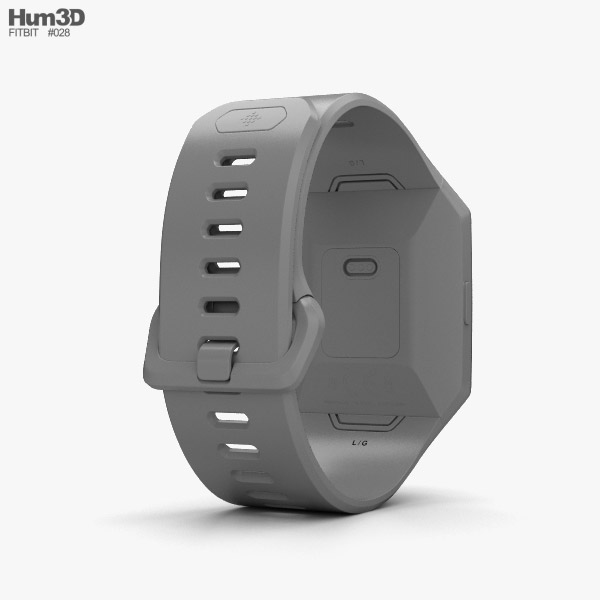 Fitbit Ionic Silver Gray 3D model - Download Smart watch on 3DModels.org