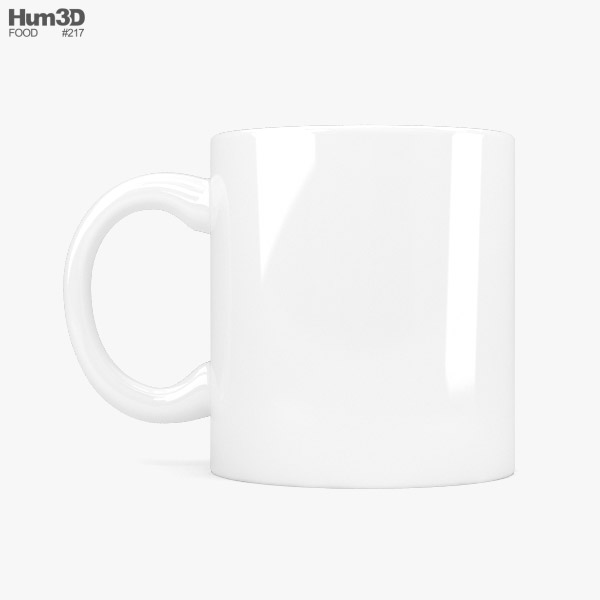 Coffee Mug 3D model - Download Bottles, Cans on 3DModels.org